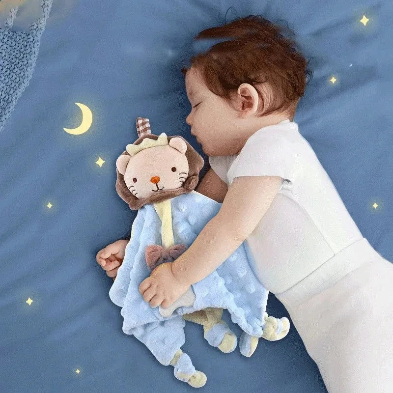 Cute Elephant Plush Teether Rattle for Newborns | Soft Blanket Toy
