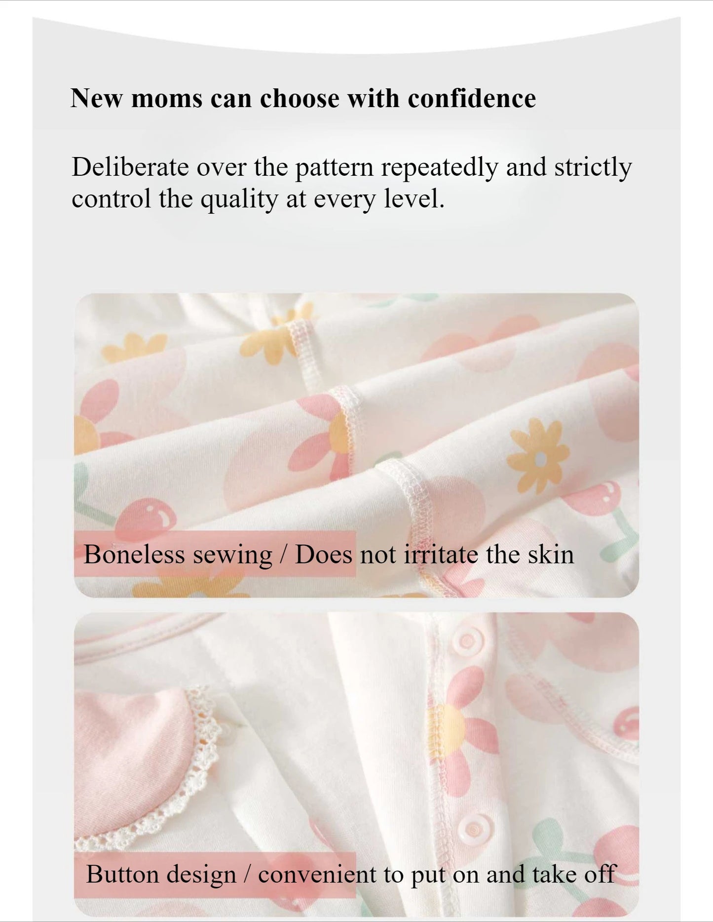 Newborn Baby Cute Cotton Bodysuit | Warm & Comfortable Romper