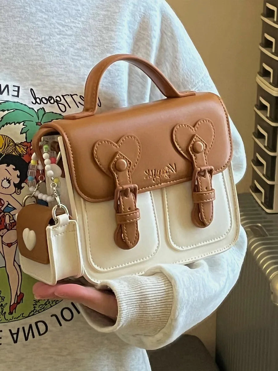 Fashionable Color Contrast Crossbody Bag for Women | Stylish Shoulder Bag