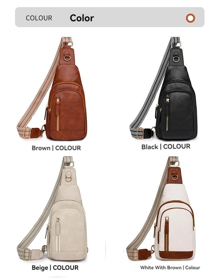 Large Capacity PU Women's Crossbody Bag | Stylish and Versatile