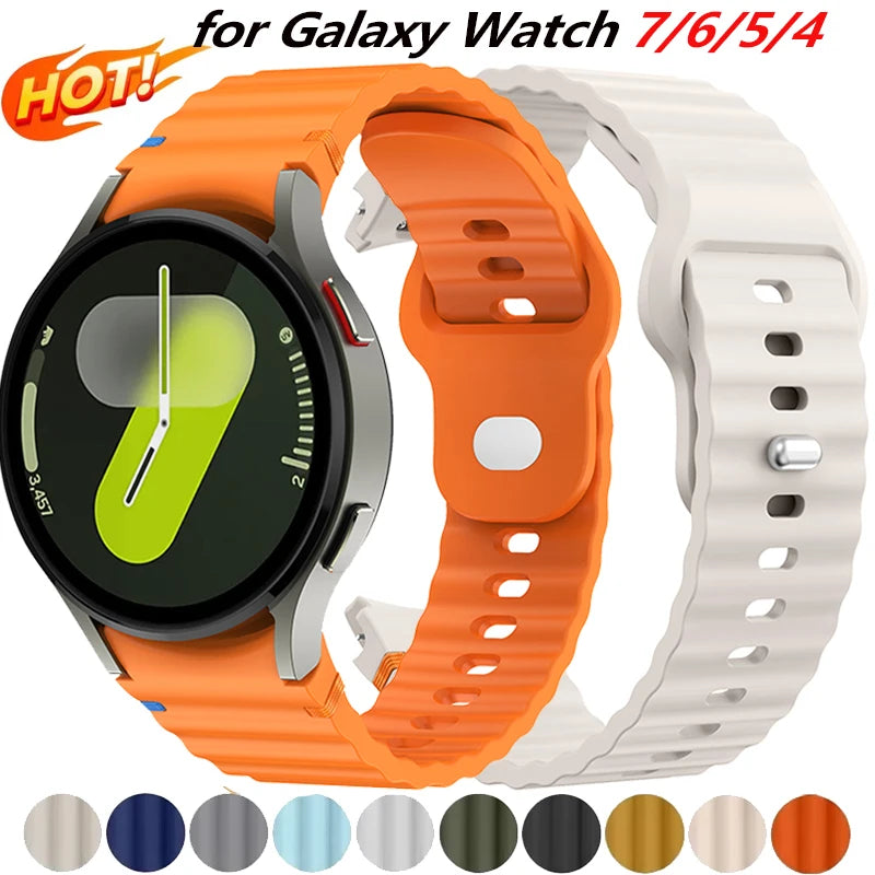 Comfort Silicone Sport Replacement Band for Smartwatches