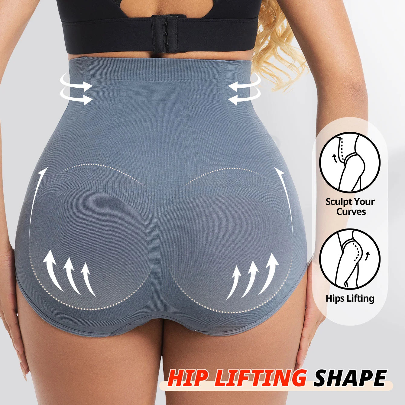 Women's Seamless High Waist Panty Briefs | Strong Compression Shaper