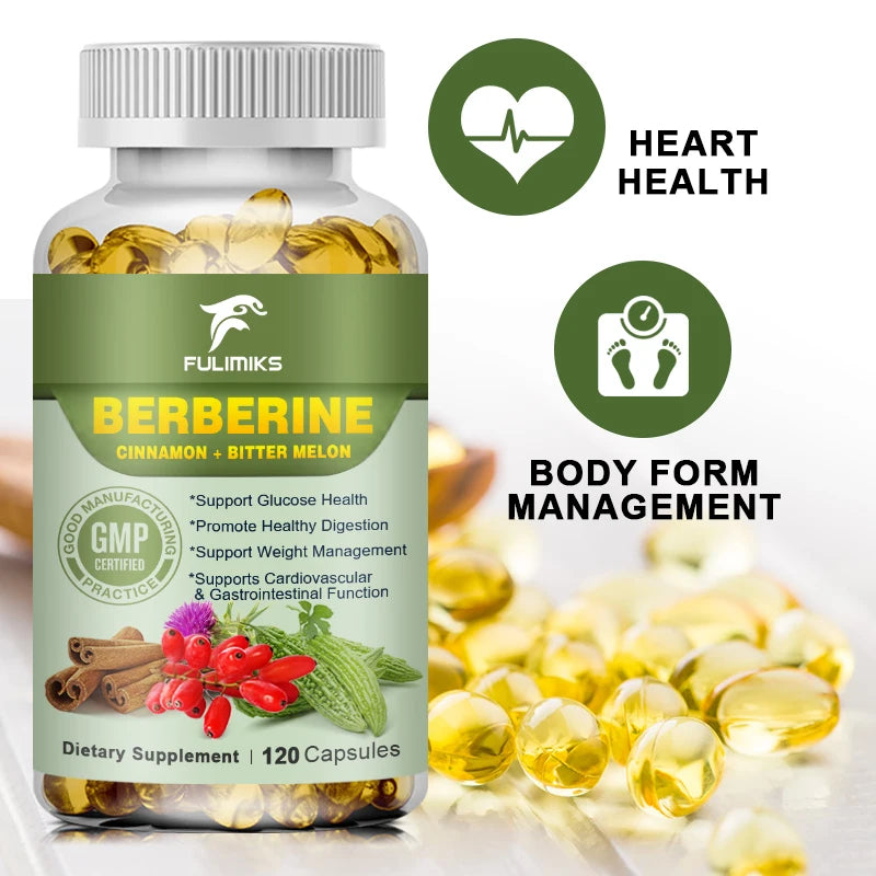 Buy 1 Get 1 Free! Advanced Berberine Supplement for Healthy Living