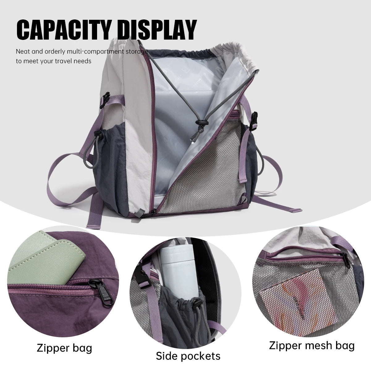 Lightweight Waterproof Small Outdoor Backpack for Women
