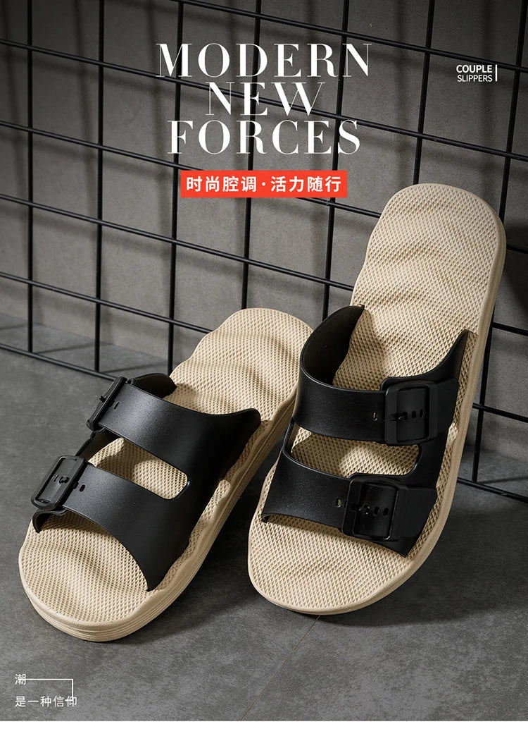 Comfortable Adjustable Men's Summer Slippers | Lightweight Beach Sandals