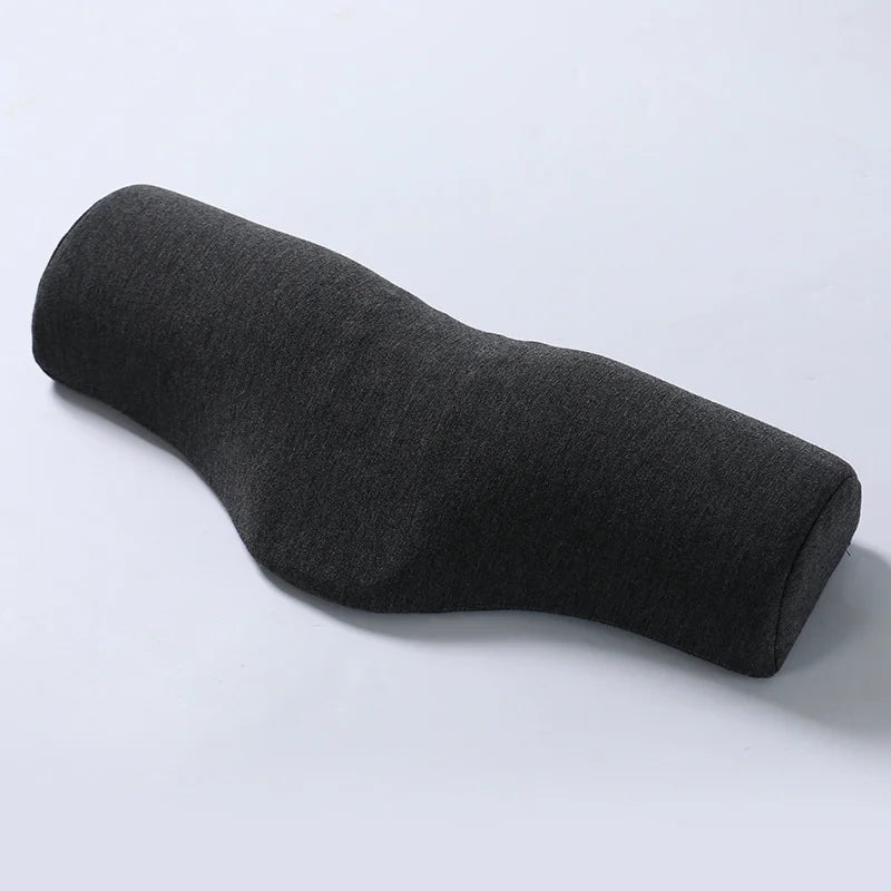 Cylindrical Memory Foam Cervical Neck Pillow Stiff Neck Pain Relief Bolster Pillow for Sleeping & Travel Back Sleepers Support