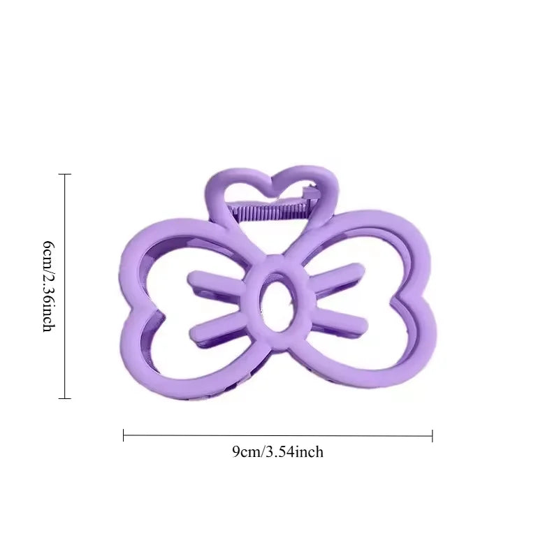 Candy Color Cat Bow Hair Clip | Stylish Hair Claw for Girls