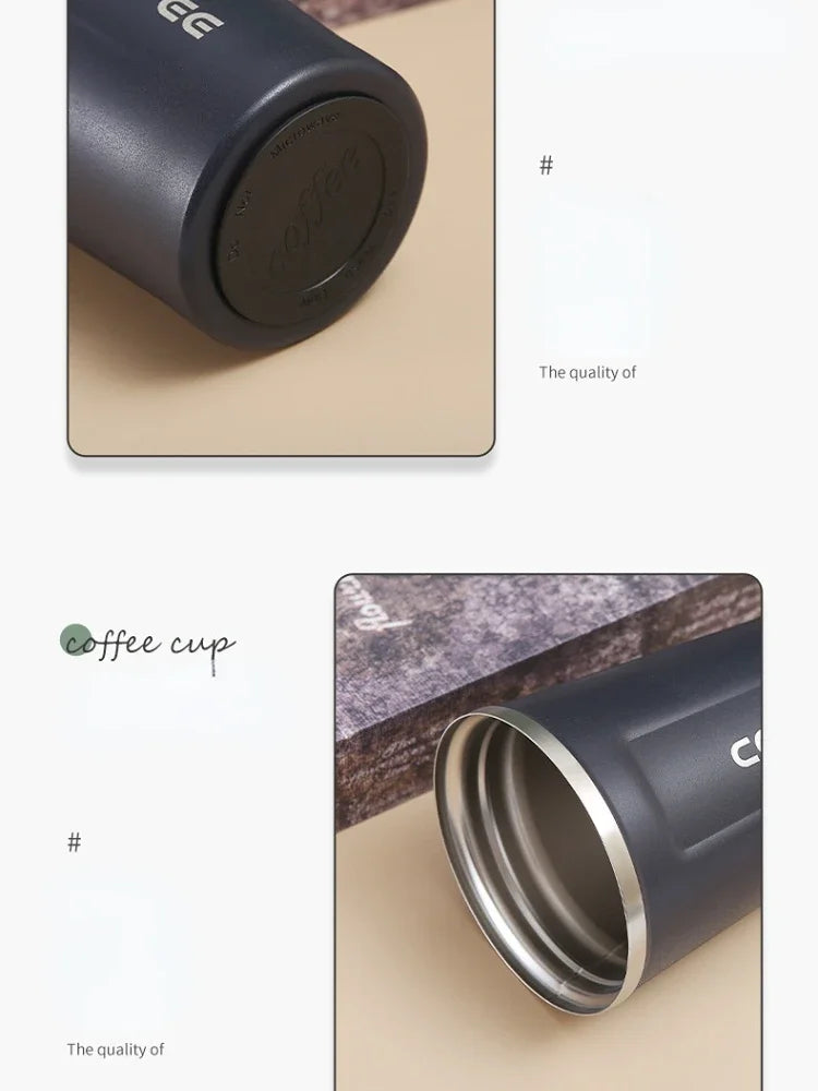 Stainless Steel Thermos Travel Mug | Leak-Proof & Insulated