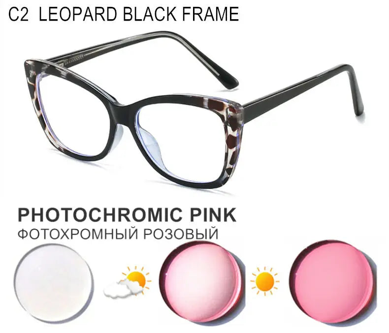 Gafas de Miopía Personalizadas con Bloqueo de Luz Azul y Lentes Fotocromáticas