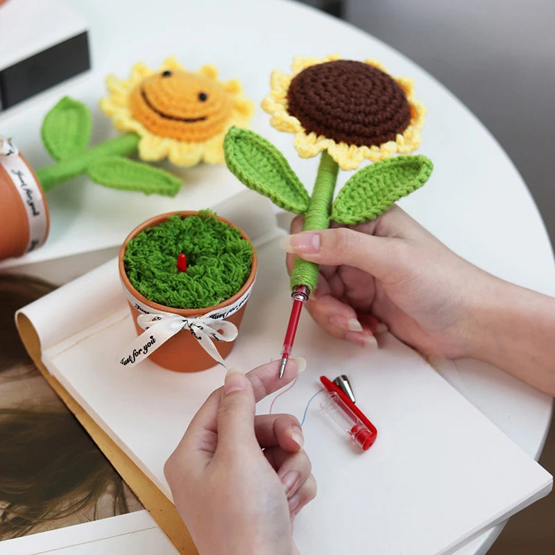 Handmade Crochet Flower Pot | Perfect Gift for Any Occasion