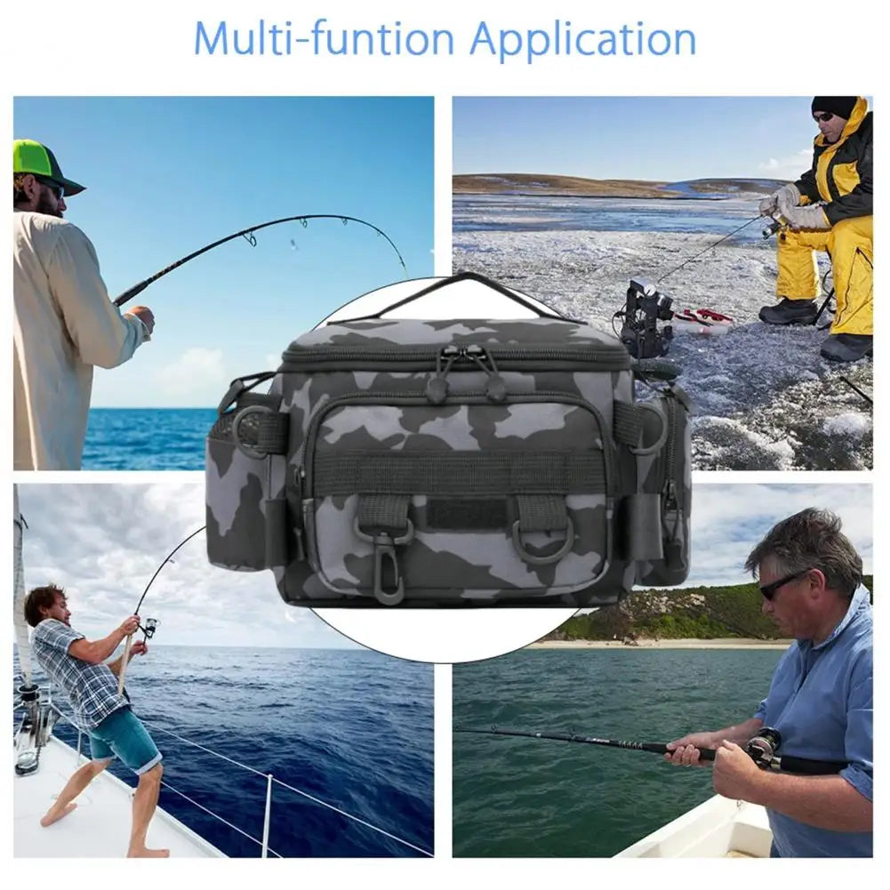 Portable Fishing Tackle Shoulder Bag | Multi-Purpose Outdoor Storage