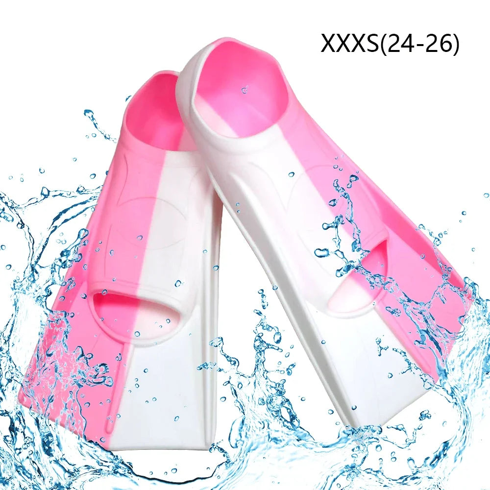 Silicone Snorkelling Fins for Comfortable Indoor & Outdoor Training