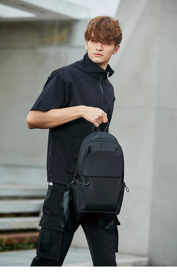 Stylish Small Men's Backpack for School & Outdoor Adventures