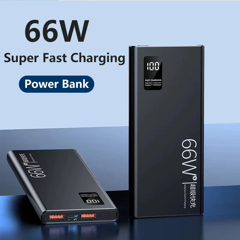 50000mAh Portable Power Bank | 66W Fast Charging Solution