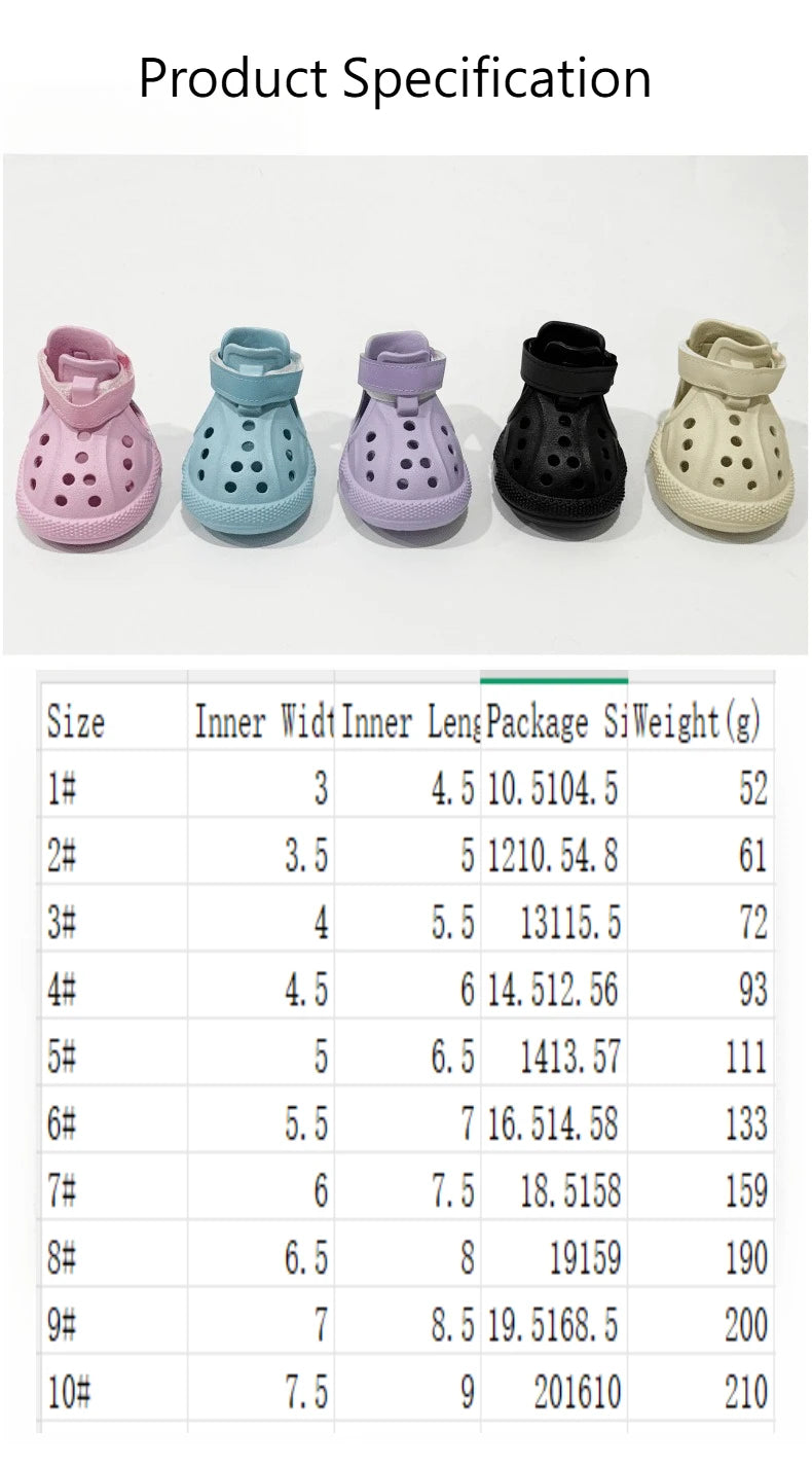 Breathable Non-Slip Dog Shoes | Summer Outdoor Pet Footwear