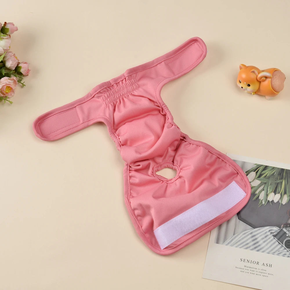 Washable Female Dog Diaper | Adjustable Leakproof Pet Pants