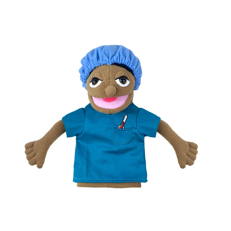 Cartoon Profession Series Plush Hand Puppets | Fun & Engaging Dolls