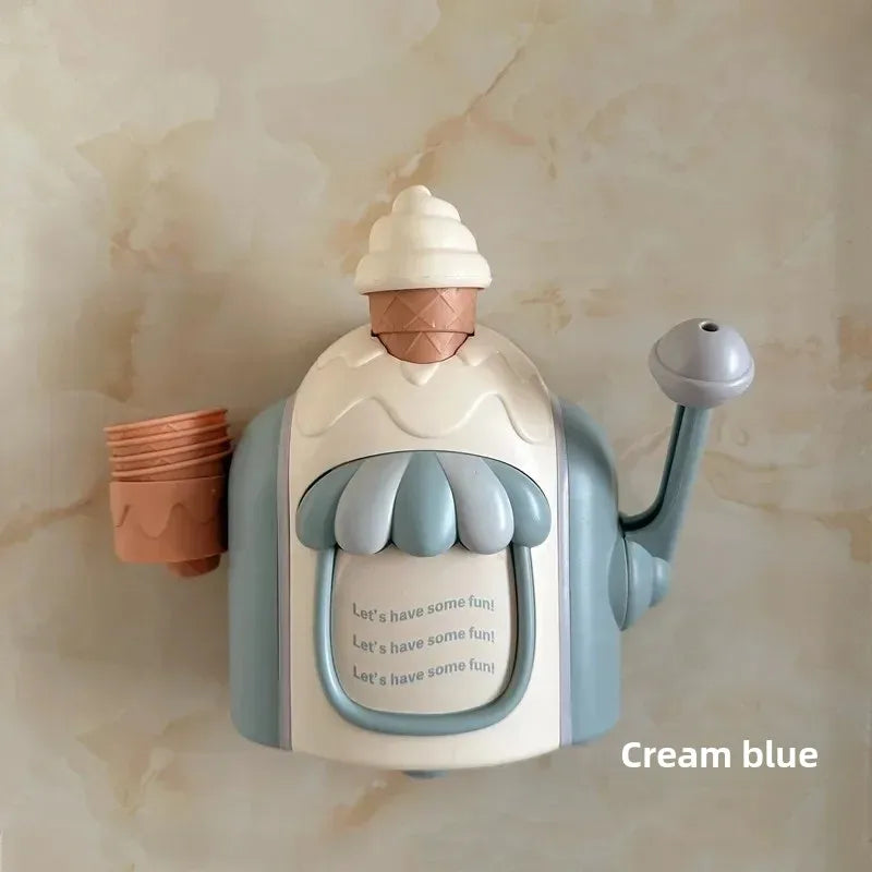Child Bathroom Bubble Machine | Fun Ice Cream Design for Kids