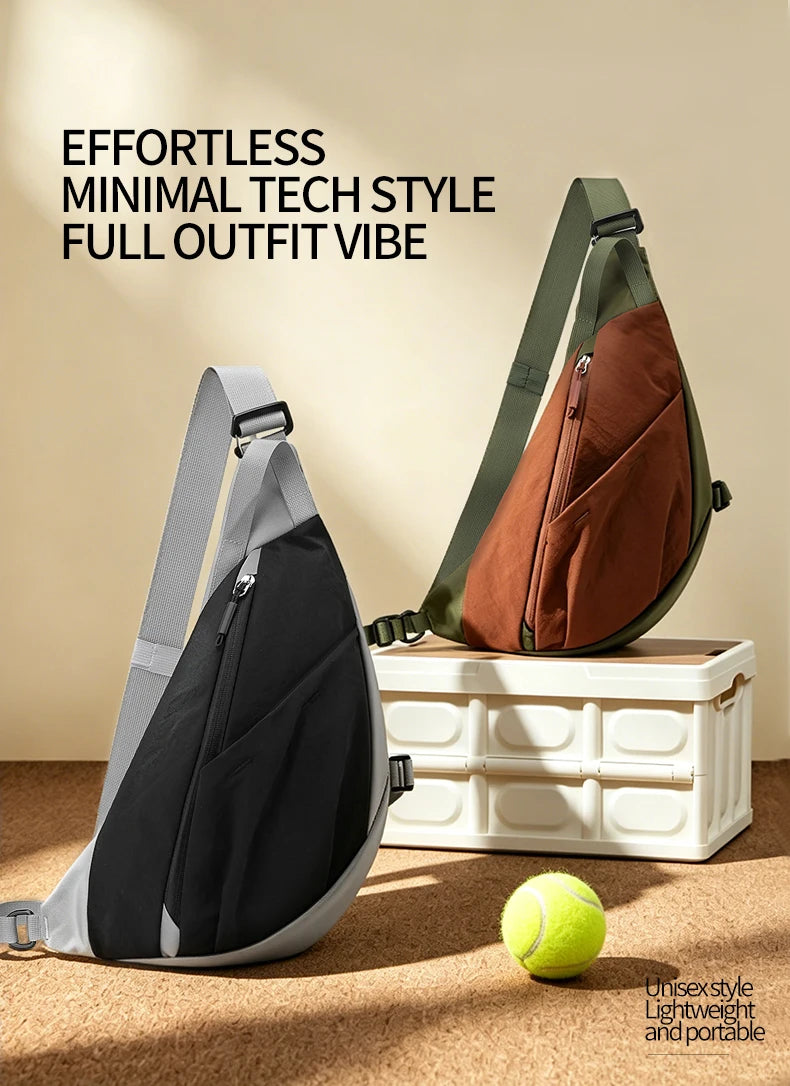 Versatile Outdoor Chest Bag | Large Capacity Sports Messenger Bag