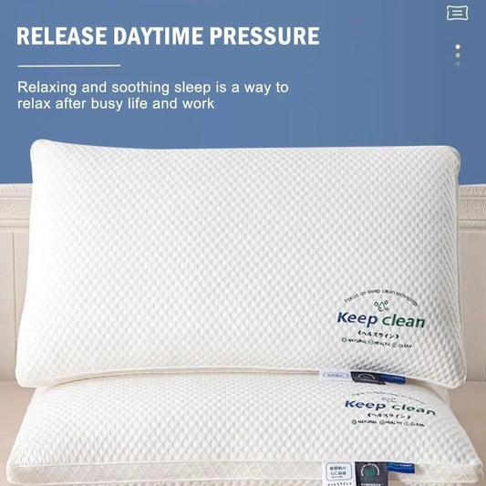 Almohada para dormir de protección cervical suave 3D de alta elasticidad | Envío gratis