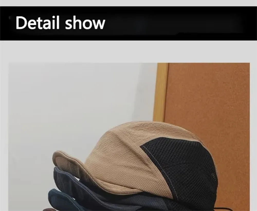 Quick-Drying Breathable Baseball Cap | Unisex Sunscreen Hat