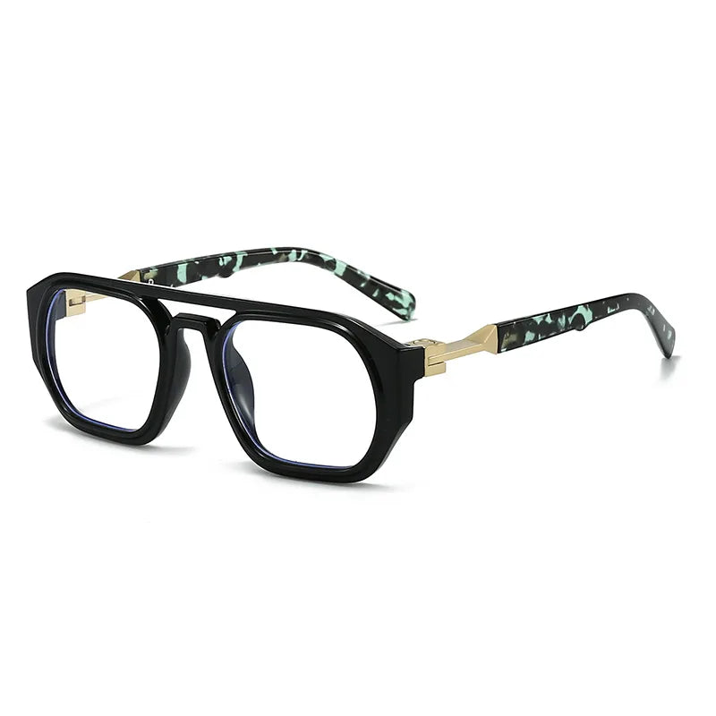 Transparent Square Computer Glasses for Blue Light Protection