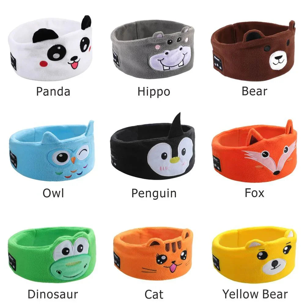 Wireless Over Ear Headband Headphones for Kids | Sleep & Travel Comfort