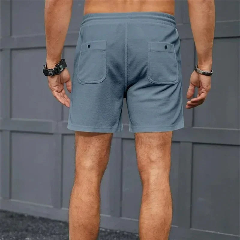 Men's Breathable Solid Color Sport Shorts | Perfect for Summer