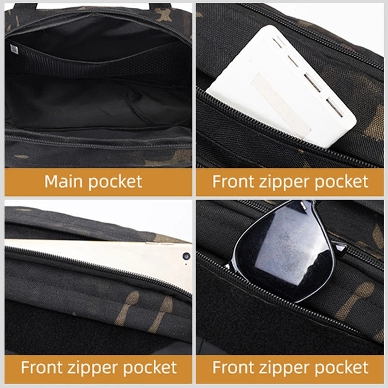 Bolso cruzado táctico para hombre | Perfecto para viajes y uso al aire libre