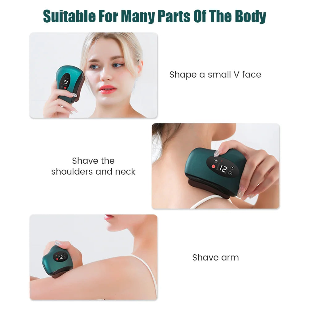 Electric Gua Sha Massager | Relaxing Facial & Body Therapy Tool