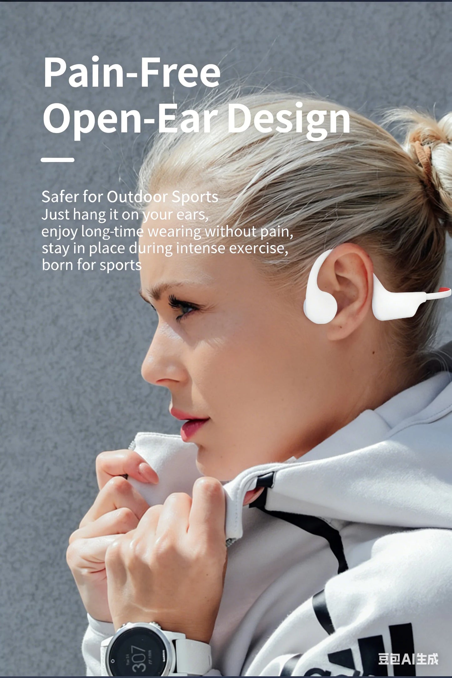 Open Ear Bone Conduction Headphones | Waterproof & 32GB Memory