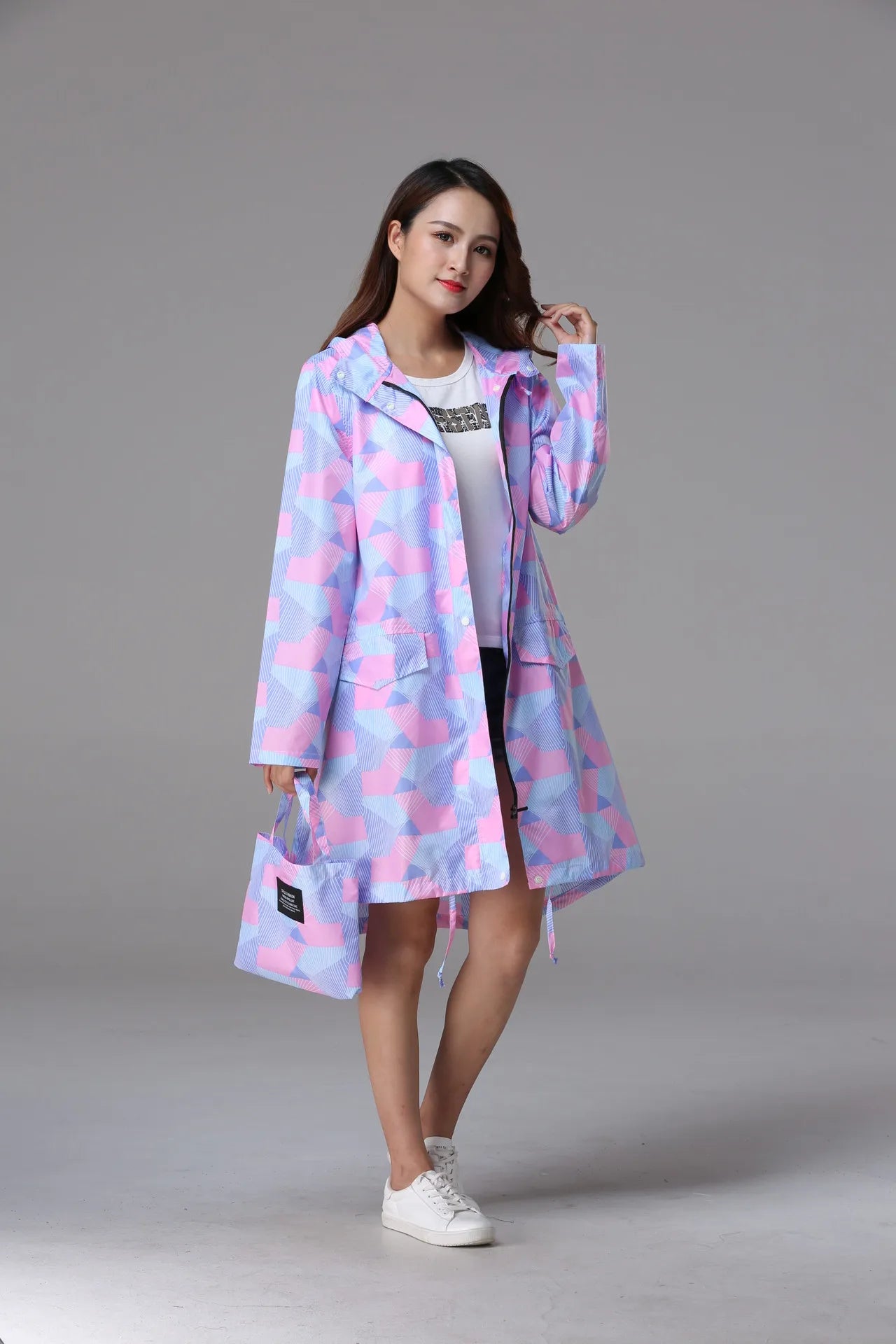 Waterproof Fashionable Raincoat for Adults | Stylish & Portable