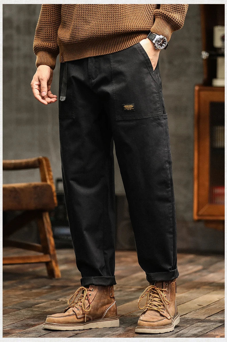 Men's Casual Cargo Pants | Comfortable Loose Fit Joggers