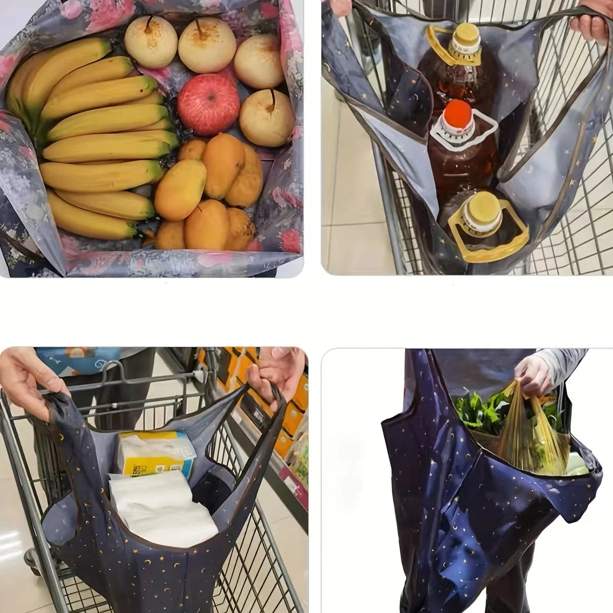 Bolso de Hombro de Gran Capacidad | Bandolera Ligera y Plegable