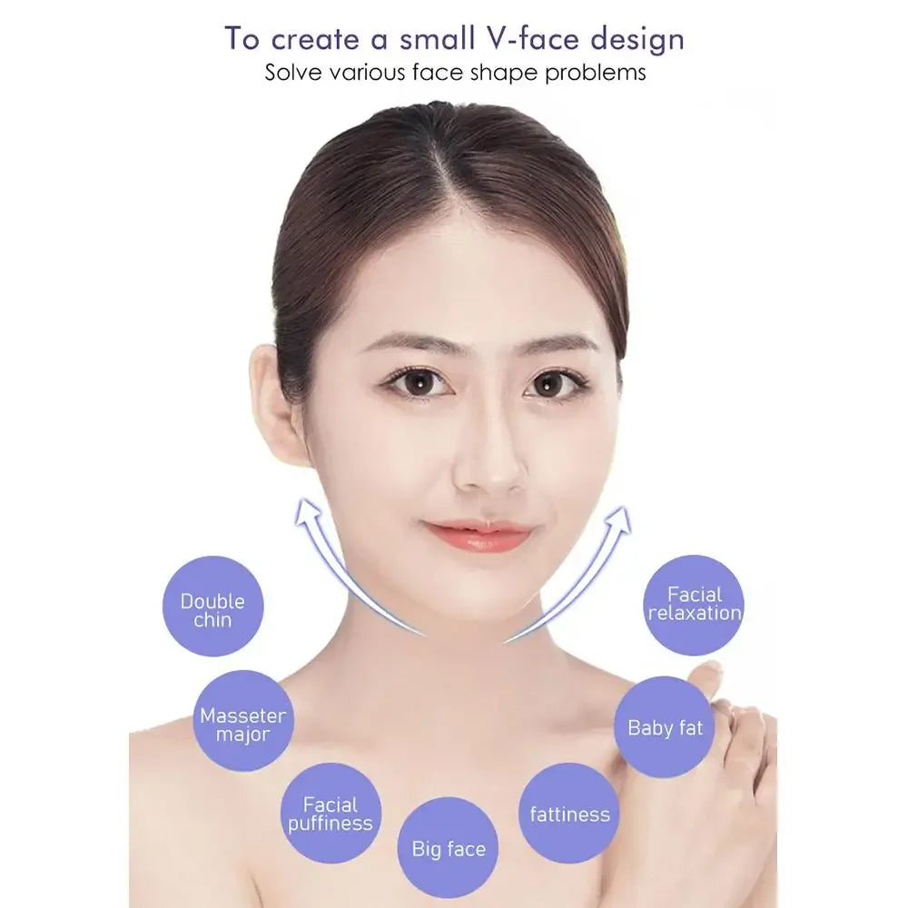 Face Sculpting Bandage & Massage Brush Set | V-Line Lifting Solution
