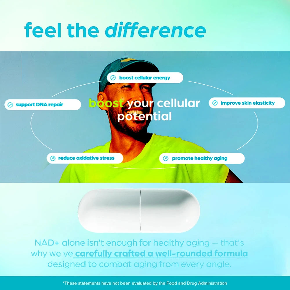 Liposomal NAD+ Supplement | Advanced Energy & Longevity Booster