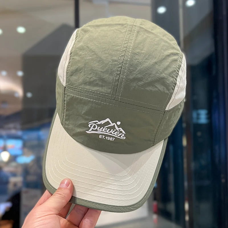 Summer Quick-Dry 5-Panel Baseball Cap | Breathable Sunshade Hat