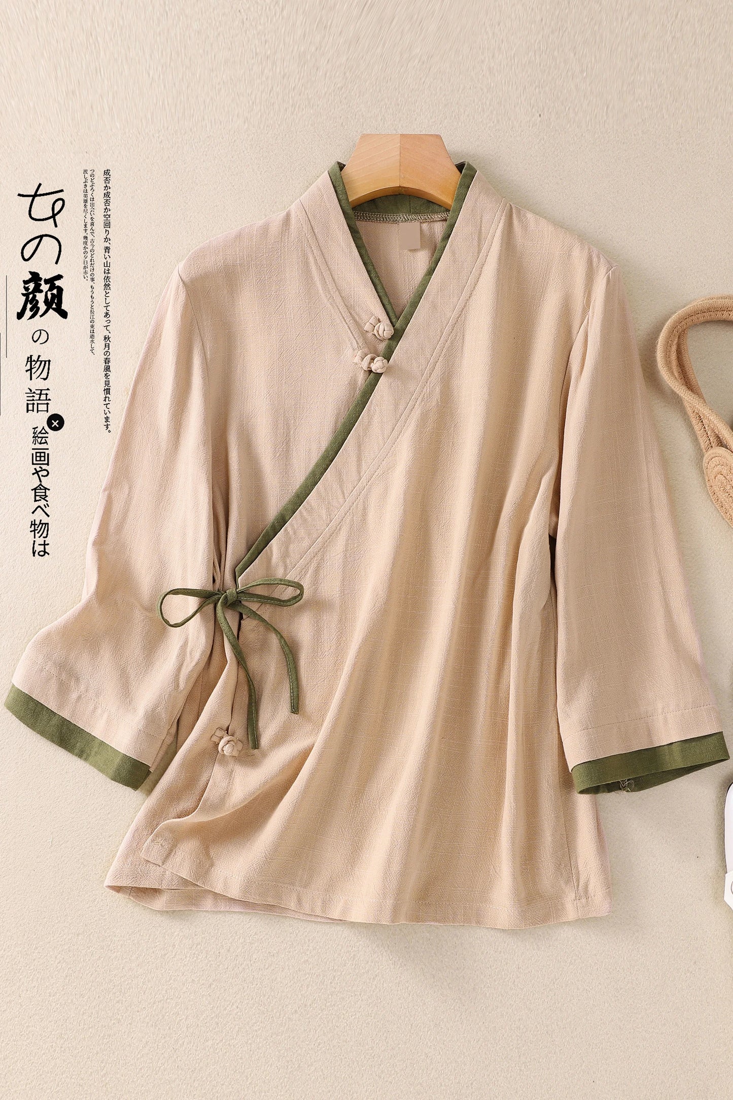 Women's Zen Chinese Top | Comfortable Summer Hanfu Tea Clothing