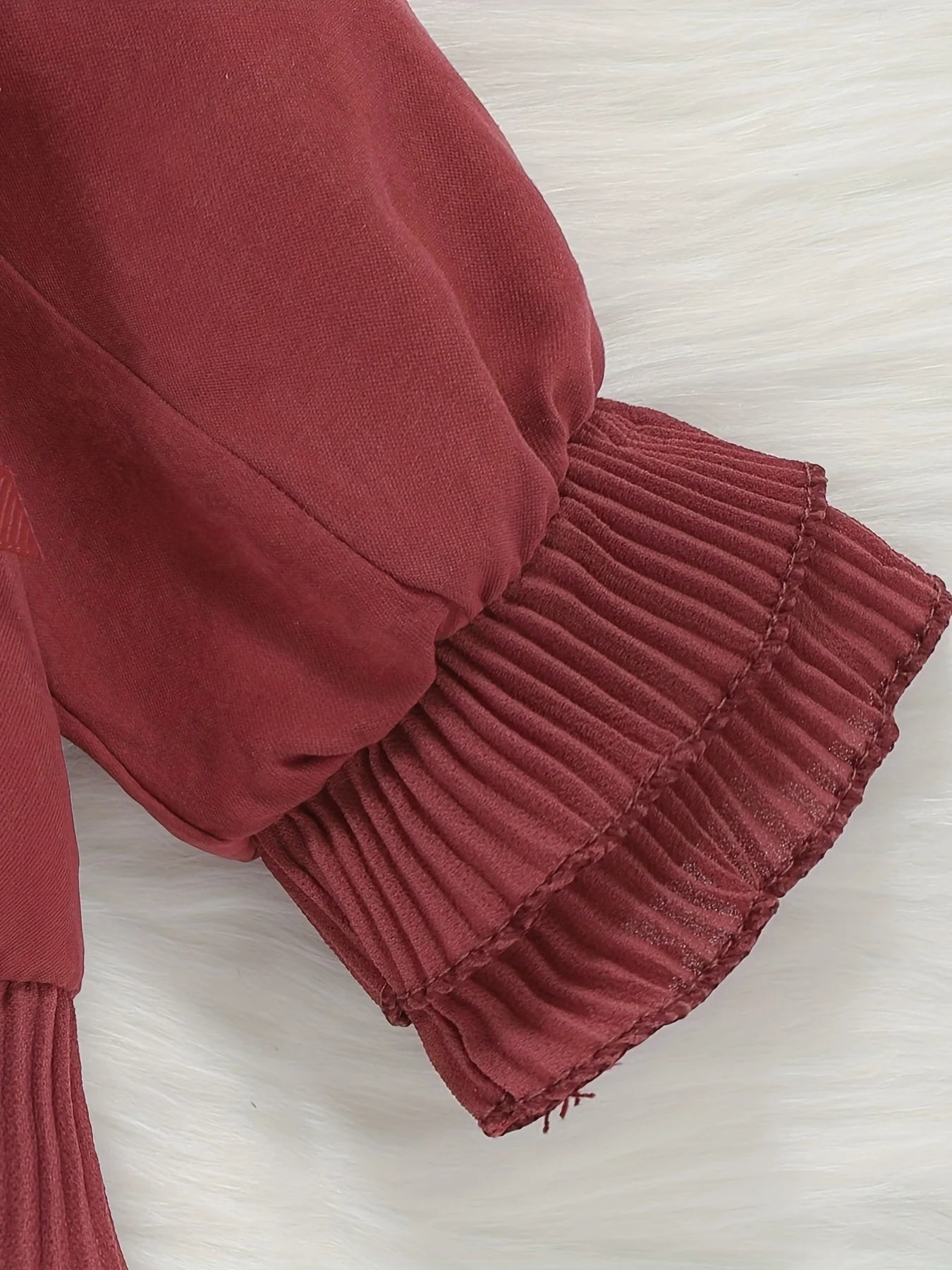 Infant Girls' Ruffled Zipper Jacket | Stylish Outerwear for Kids
