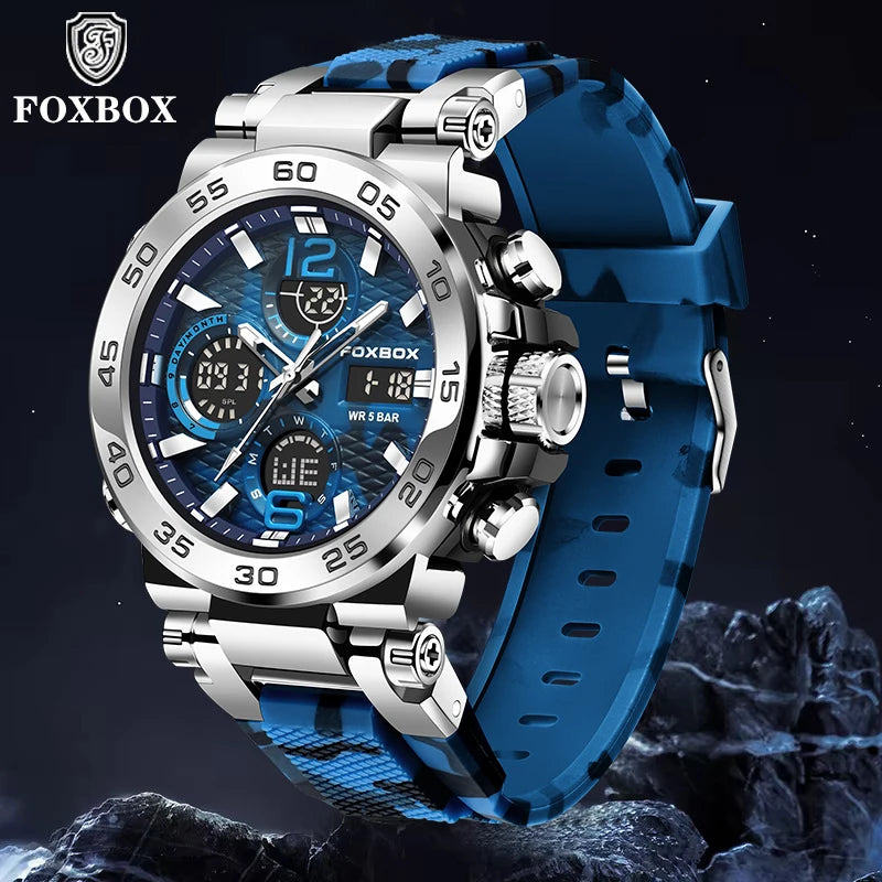 Men's Waterproof LED Sports Watch | Stylish & Multi-Functional
