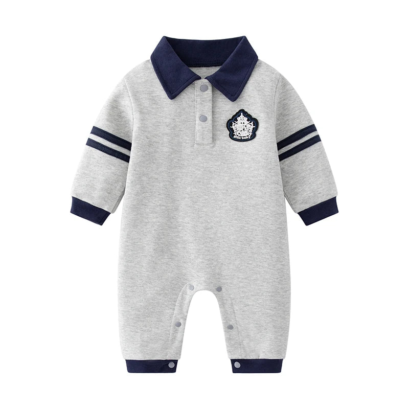 Soft Cotton Baby Onesies | Adorable Long-Sleeved Climbing Suit