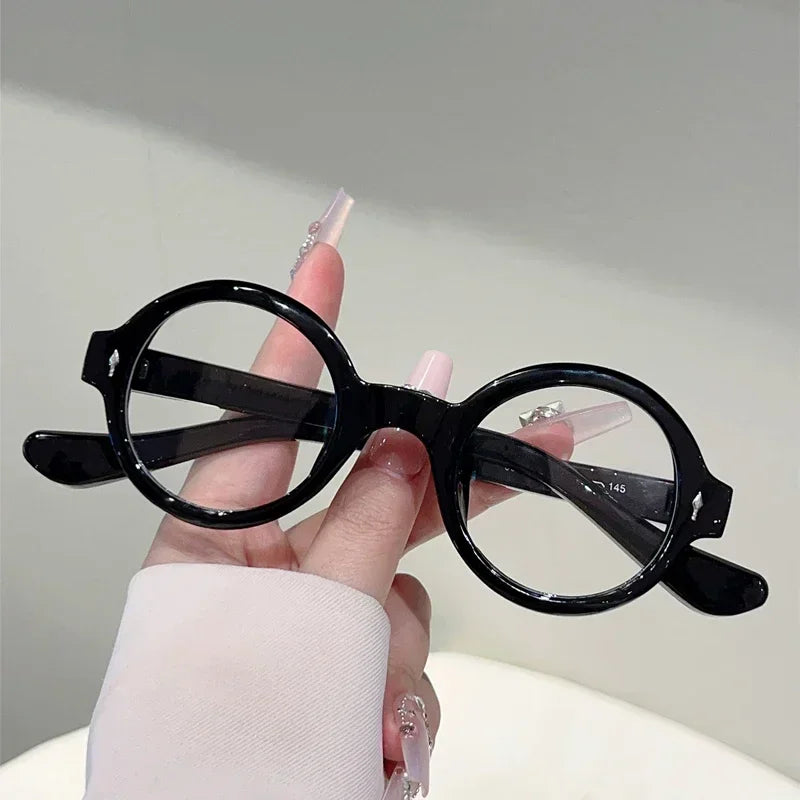 Vintage Round Blue Light Blocking Glasses for Stylish Eye Protection