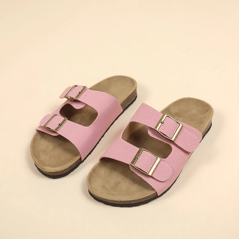 Women's Stylish Flat Beach Sandals | Comfortable Outdoor Slippers