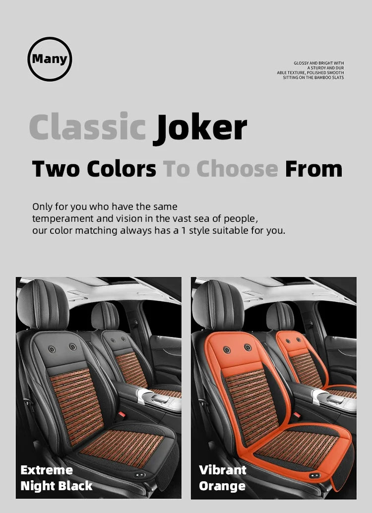 Summer Car Cooling Seat Cover with Fans | Universal Ventilation Cushion