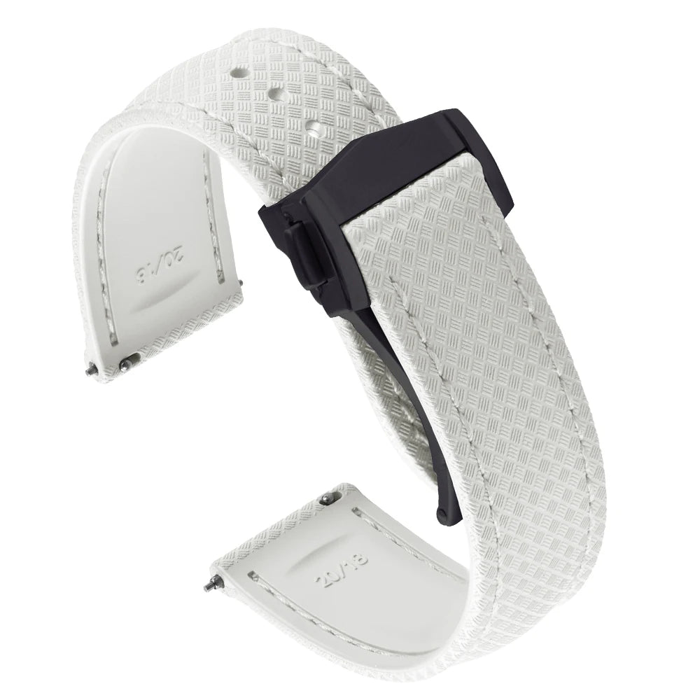 Universal Tropical FKM Rubber Watch Strap | Quick-Release Dive Bracelets