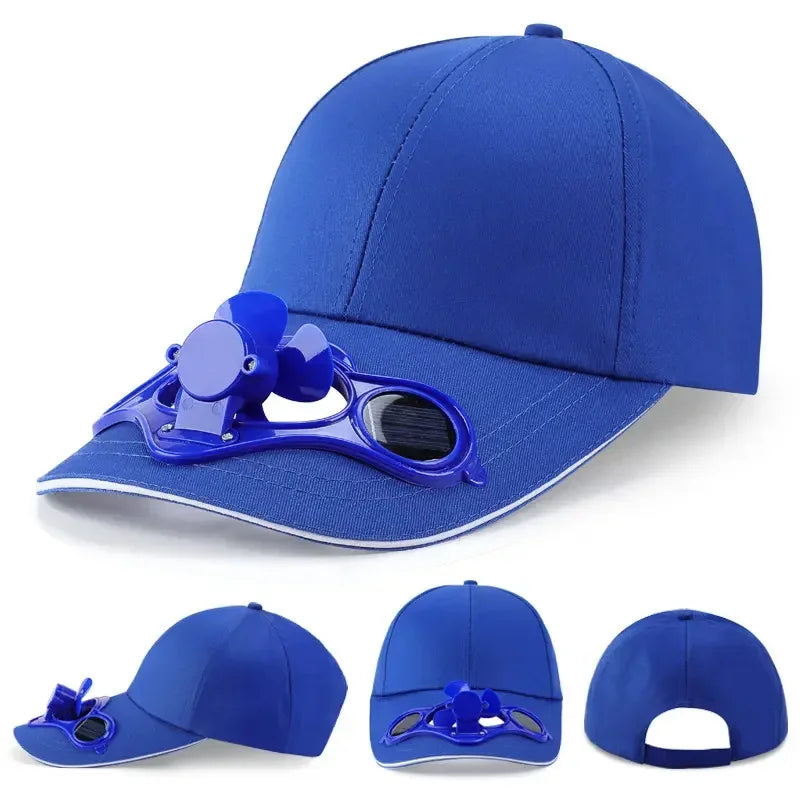 Solar Fan Cap | Lightweight UV Protection Baseball Hat for Summer