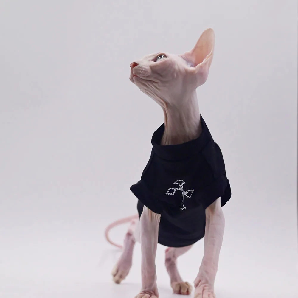 Camiseta Suave y Transpirable para Gatos sin Pelo y Perros Pequeños | Comodidad y Estilo