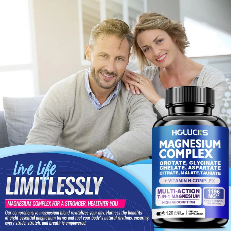 Magnesium Complex Supplements for Brain Health & Relaxation