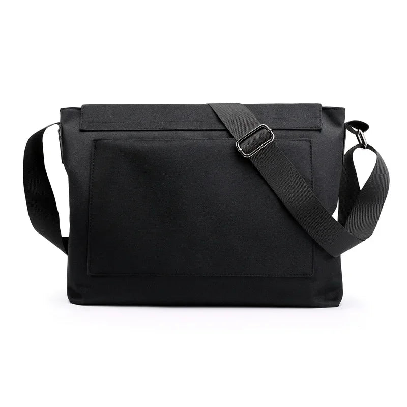 Bolso Bandolera de Lona para Hombre | Elegante Bolso de Mano para Negocios y Ocio