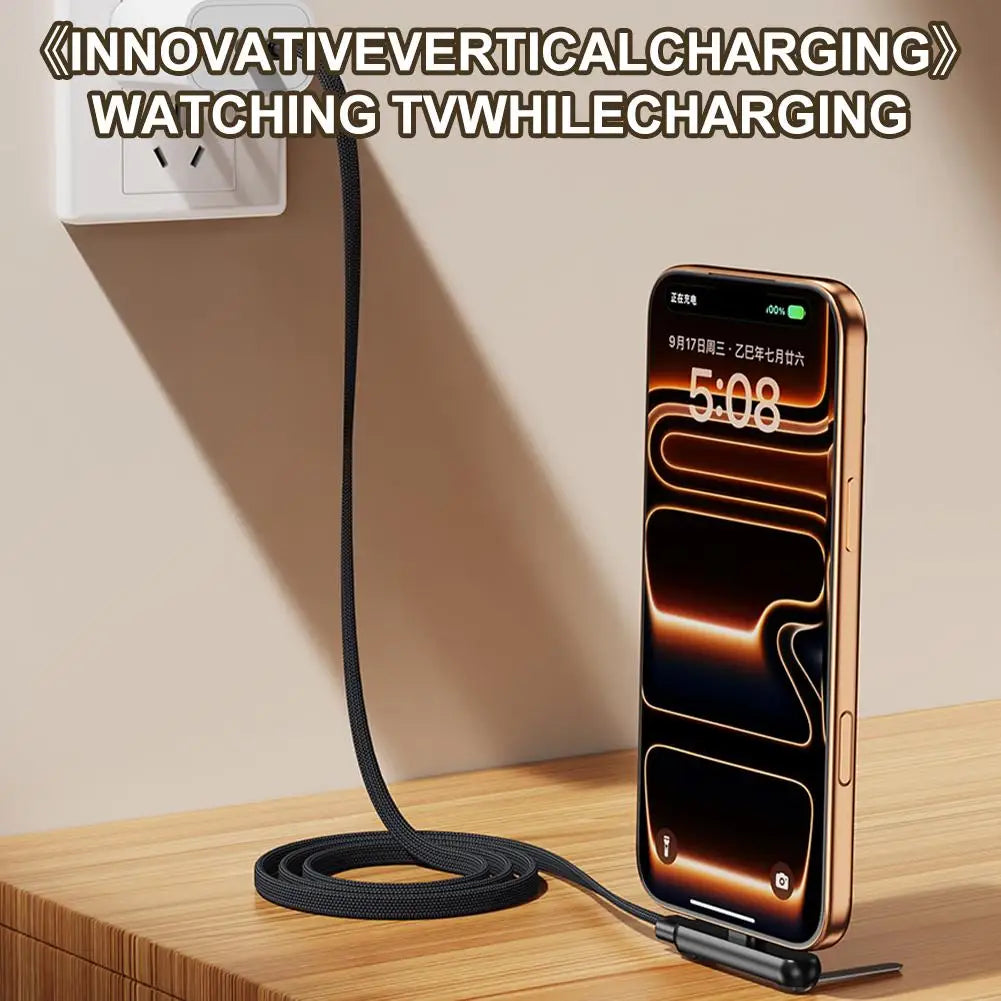 240W PD 2-in-1 Foldable Phone Holder & Fast Charging Cable